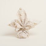 Beauty Home ΜΑΝΤΗΛΙ 27  x 27 cm ΕΚΡΟΥ ΧΡΥΣΟΙ ΚΥΒΟΙ