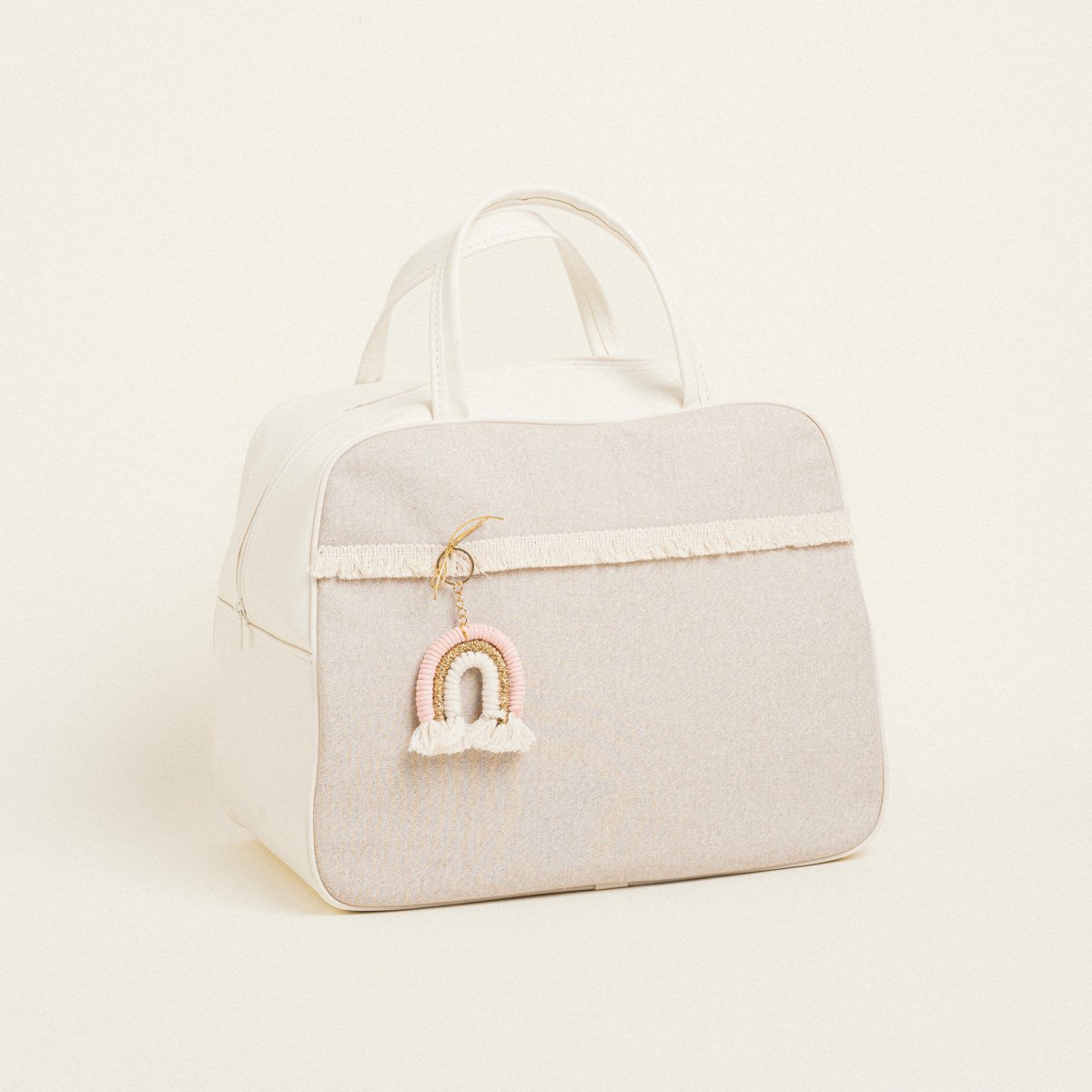 6ef40a29-4868-4a0b-ba18-b6f7c56484da Beauty Home ΤΣΑΝΤΑ ΧΕΙΡΟΣ 35x40x23cm ΡΟΖ ΟΥΡΑΝΙΟ ΤΟΞΟ - Image 1