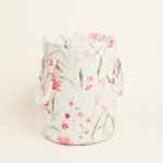 Beauty Home ΚΥΛΙΝΔΡΟΣ ΥΦΑΣΜΑΤΙΝΟΣ 25 x 15 cm ΑΝΘΗ ΙΡΙΔΑ ΚΑΙ ΦΡΕΖΙΑ