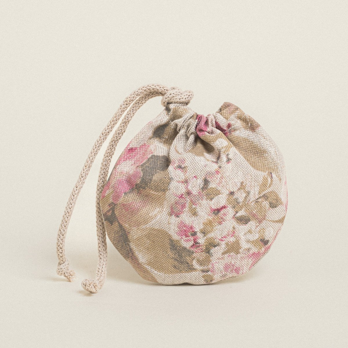 79560eaa-cf1d-4025-94b8-7b1b299f04d6-3 Beauty Home ΠΟΥΓΚΙ ΟΒΑΛ ΜΕ ΚΟΡΔΟΝΙ 13 x 14 cm ΚΛΑΣΙΚΟ ΦΛΟΡΑΛ ΜΠΕΖ - Image 1