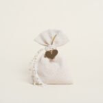 Beauty Home ΠΟΥΓΚΙ 12 x 17 cm ΕΚΡΟΥ ΧΡΥΣΟ LUREX