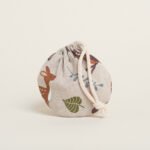 Beauty Home ΠΟΥΓΚΙ ΟΒΑΛ ΜΕ ΚΟΡΔΟΝΙ 13 x 14 cm FOREST WOOD ANIMALS