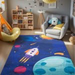 Beauty Home Χαλί παιδικό Fun Art 9549 135x180 Μπλε - Image 2