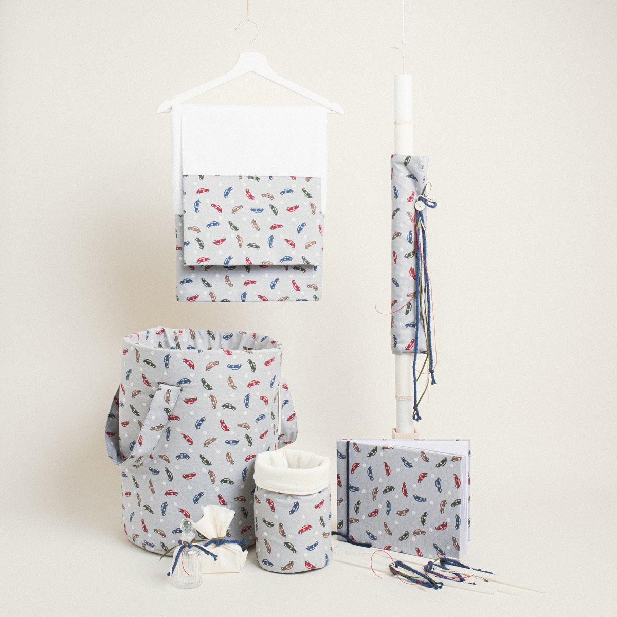 9f24ffe7-fc83-447a-8b14-374634e3d2e8-3 Beauty Home ΣΕΤ ΒΑΠΤΙΣΗΣ ΜΙΝΙ ΑΥΤΟΚΙΝΗΤΑΚΙΑ ΓΚΡΙ - Image 1