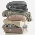 ΚΟΥΒΕΡΛΙ ΒΑΜΒΑΚΕΡΗ ΜΟΥΣΕΛΙΝΑ ΥΠΕΡΔΙΠΛΗ 240Χ250 ADAM HOME - Beige 15