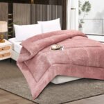 Κουβερτοπάπλωμα solid (220cm x 240cm) old rose SilkFashion