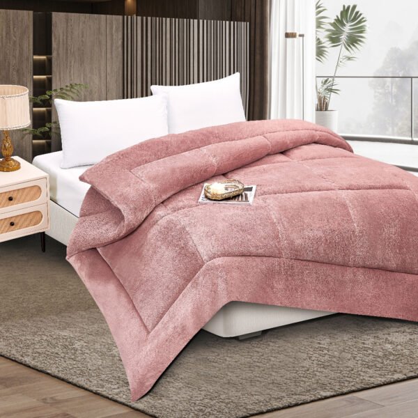 Κουβερτοπάπλωμα solid (220cm x 240cm) old rose SilkFashion