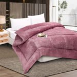 Κουβερτοπάπλωμα solid (160cm x 220cm) rust red SilkFashion