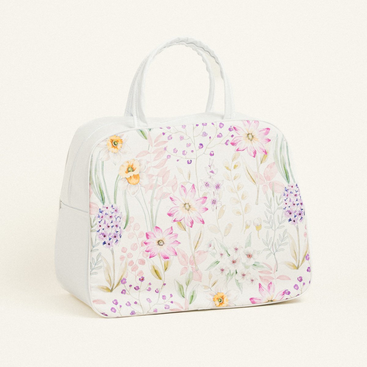 a0dffdc5-3c78-4418-b65a-76d92d213ca3 Beauty Home ΤΣΑΝΤΑ ΧΕΙΡΟΣ 35x40x23cm ΠΟΠΛΙΝΑ ΑΝΘΗ ΣΕ ΛΙΛΑ ΑΠΟΧΡΩΣΕΙΣ - Image 1