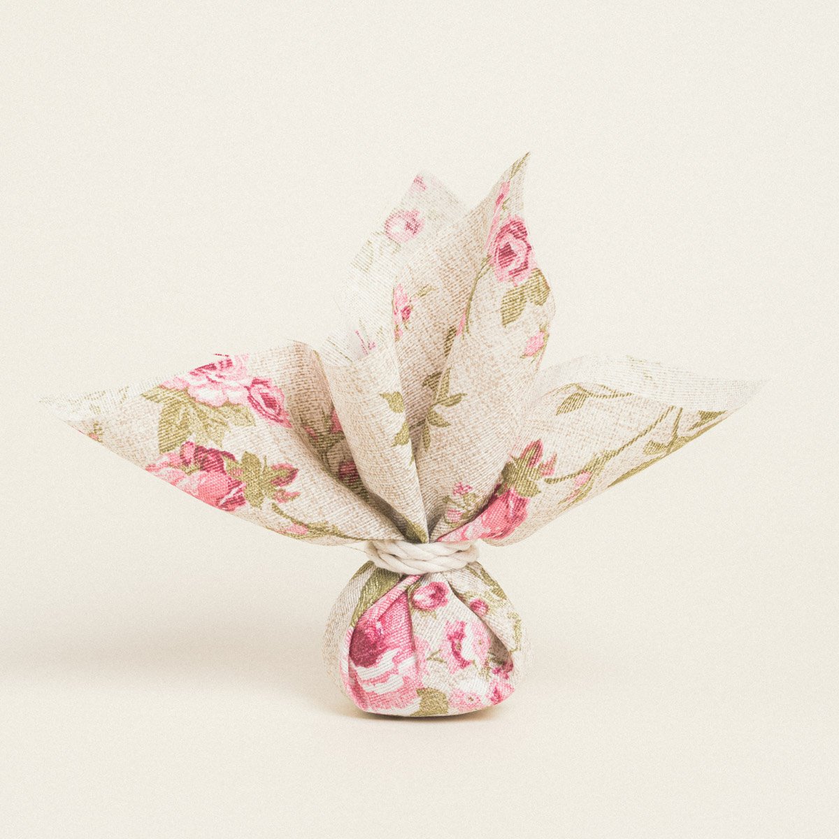 a382011d-7581-453b-a980-ddb93c7c732f Beauty Home ΜΑΝΤΗΛΙ 27 x 27 cm ΦΛΟΡΑΛ VINTAGE ΜΠΕΖ ΦΟΝΤΟ - Image 1