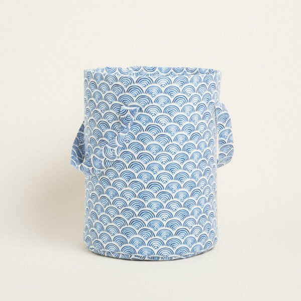 Beauty Home ΣΑΚΟΣ ΚΥΛΙΝΔΡΟΣ 43 x 30 cm ΜΠΛΕ ΚΥΜΑΤΑ