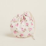 Beauty Home ΠΟΥΓΚΙ ΟΒΑΛ ΜΕ ΚΟΡΔΟΝΙ 13 x 14 cm ΜΙΝΙ ΦΛΟΡΑΛ ΕΚΡΟΥ