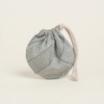 Beauty Home ΠΟΥΓΚΙ ΟΒΑΛ ΜΕ ΚΟΡΔΟΝΙ 13 x 14 cm ΔΙΑΓΩΝΙΕΣ ΓΡΑΜΜΕΣ ΛΑΔΙ