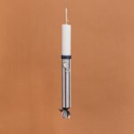 Beauty Home ΛΑΜΠΑΔΑ ΣΤΟΛΙΣΜΕΝΗ ΡΙΓΕ ΜΠΛΕ ΜΕ ΙΠΠΟΚΑΜΠΟ ΣΕ ΣΥΣΚΕΥΑΣΙΑ ΔΩΡΟΥ