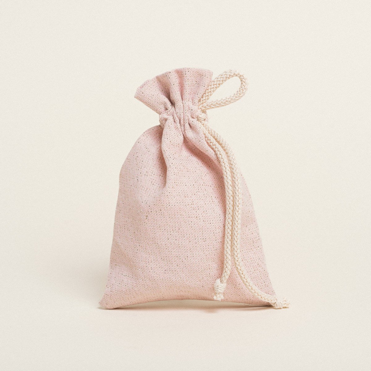 b9f33942-79c3-463b-a73f-026a521f1ec3-3 Beauty Home ΠΟΥΓΚΙ ΜΕ ΚΟΡΔΟΝΙ 12 x 17 cm ΡΟΖ ΧΡΥΣΟ LUREX - Image 1