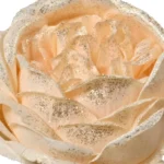 Beauty Home ΤΡΙΑΝΤΑΦΥΛΛΟ ΕΚΡΟΥ ΜΕ ΧΡΥΣΟ ΓΚΛΙΤΕΡ 57 cm - Image 2