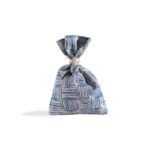 Beauty Home ΠΟΥΓΚΙ 12 x 17 cm ΜΠΛΕ ΚΑΡΩ ΓΡΑΜΜΕΣ