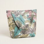 Beauty Home ΤΣΑΝΤΑ ΜΕ ΦΕΡΜΟΥΑΡ 53 X 43 cm  ΤΡΟΠΙΚΟ ΠΑΣΤΕΛ