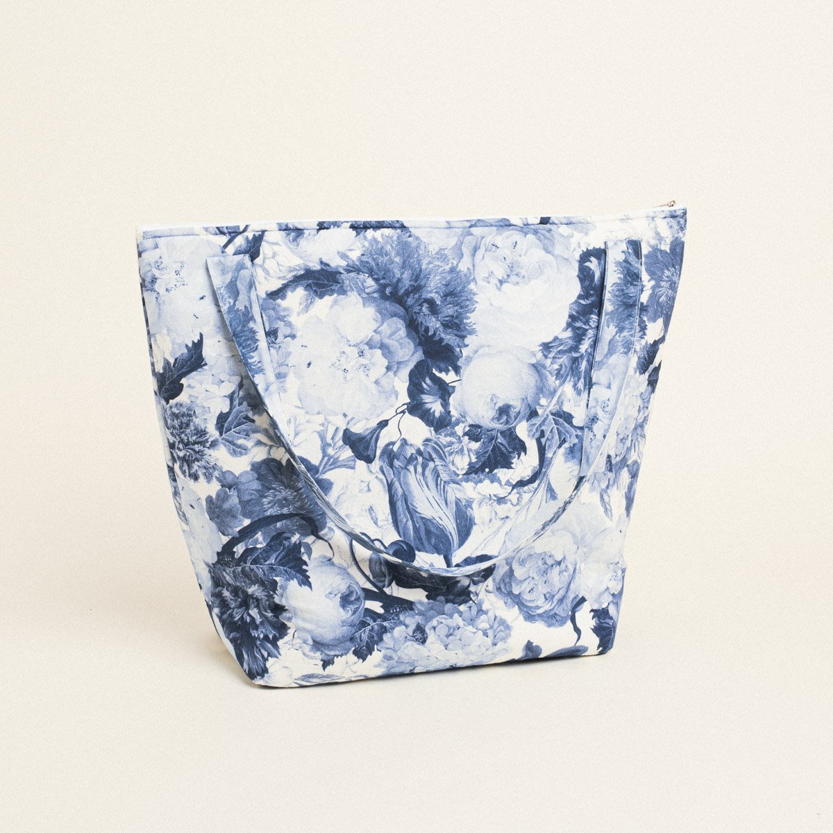 c04a40ad-fd87-4074-8b45-71cd31125f57 Beauty Home ΤΣΑΝΤΑ ΒΑΠΤΙΣΗΣ ΜΕ ΦΕΡΜΟΥΑΡ 53 X 43 cm ΜΠΛΕ ΛΟΥΛΟΥΔΙΑ - Image 1