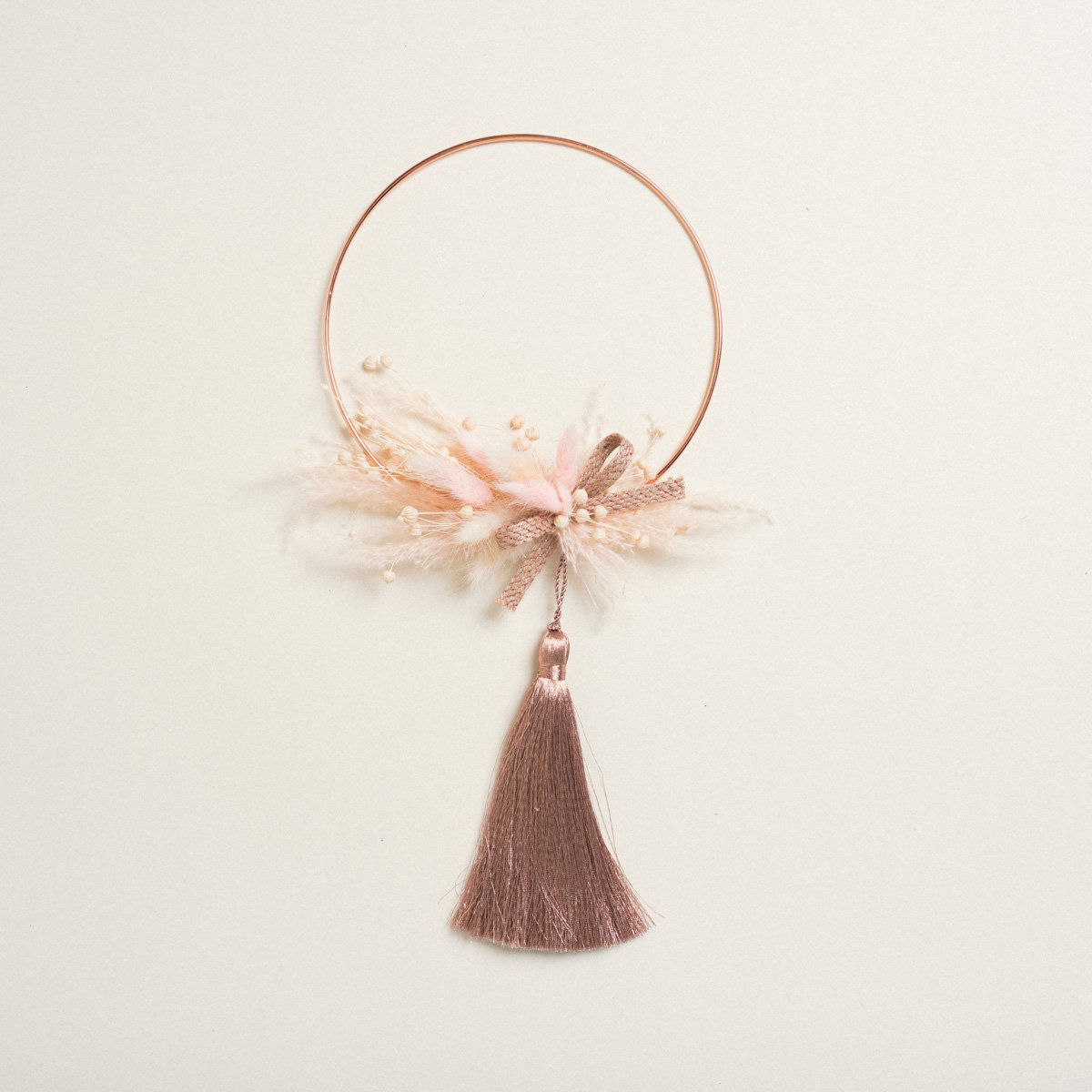 c0d01a05-1324-463a-b167-452f287fcb24 Beauty Home ΣΤΕΦΑΝΙ ΣΤΟΛΙΣΜΕΝΟ ΡΟΖ-ΧΡΥΣΟ ΜΕ ΑΠΟΞΗΡΑΜΕΝΑ - Image 1