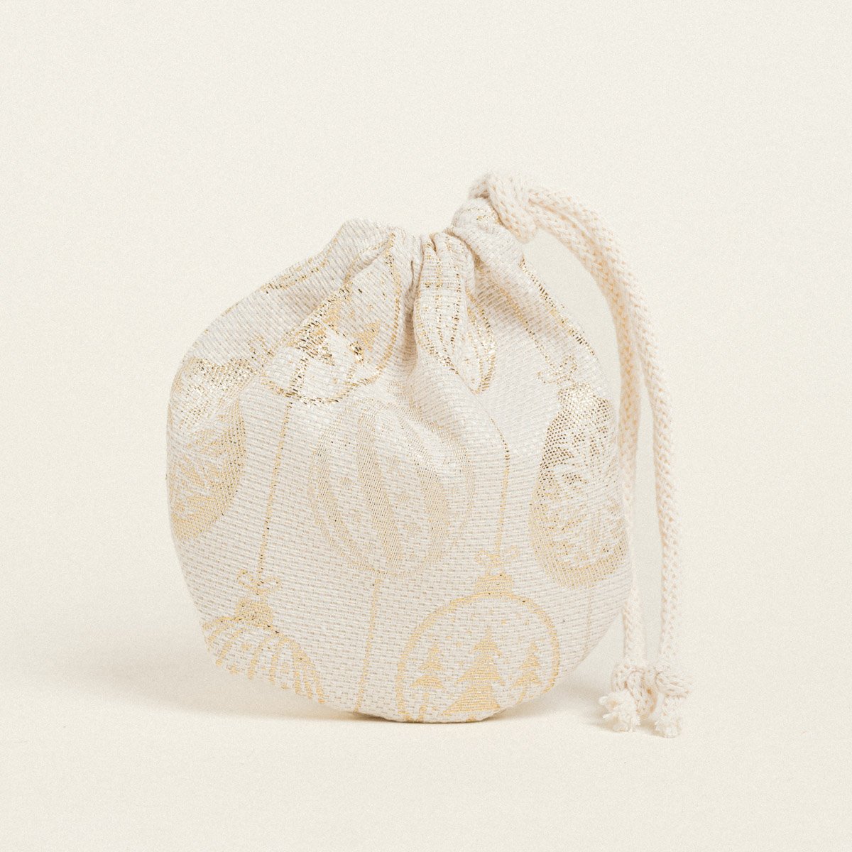 c1e184bf-4555-4bd1-94fe-52dfee17ff1b Beauty Home ΠΟΥΓΚΙ ΟΒΑΛ ΜΕ ΚΟΡΔΟΝΙ 13 x 14 cm ΖΑΚΑΡ ΧΡΙΣΤΟΥΓΕΝΝΙΑΤΙΚΕΣ ΜΠΑΛΕΣ - Image 1