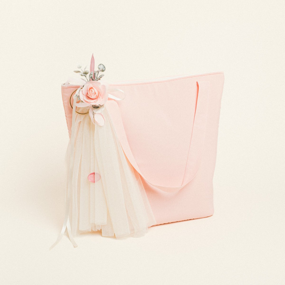 c6b09d6a-cbd6-459b-9a7c-adec0b3d00b1 Beauty Home ΤΣΑΝΤΑ ΒΑΠΤΙΣΗΣ ΜΕ ΦΕΡΜΟΥΑΡ 53 X 43 cm ΜΟΝΟΧΡΩΜΗ PREMIUM ΣΟΜΟΝ - Image 1