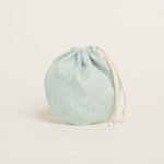 Beauty Home ΠΟΥΓΚΙ ΟΒΑΛ ΜΕ ΚΟΡΔΟΝΙ 13 x 14 cm  ΒΕΡΑΜΑΝ ΧΡΥΣΟ LUREX