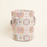 Beauty Home ΣΑΚΟΣ ΚΥΛΙΝΔΡΟΣ 43 x 30 cm ΣΤΟΦΑ ΙΝΔΙΚΟΙ ΚΥΚΛΟΙ