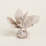 Beauty Home ΜΑΝΤΗΛΙ 27 x 27 cm ΜΠΕΖ ΧΡΥΣΟ LUREX