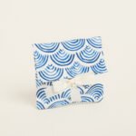 Beauty Home ΠΟΥΓΚΙ ΜΕ ΚΟΡΔΕΛΑ 12 x 17 cm ΜΠΛΕ ΚΥΜΑΤΑ