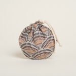 Beauty Home ΠΟΥΓΚΙ ΟΒΑΛ ΜΕ ΚΟΡΔΟΝΙ 13 x 14 cm  ΒΕΝΤΑΛΙΕΣ ΓΗΙΝΑ ΧΡΩΜΑΤΑ