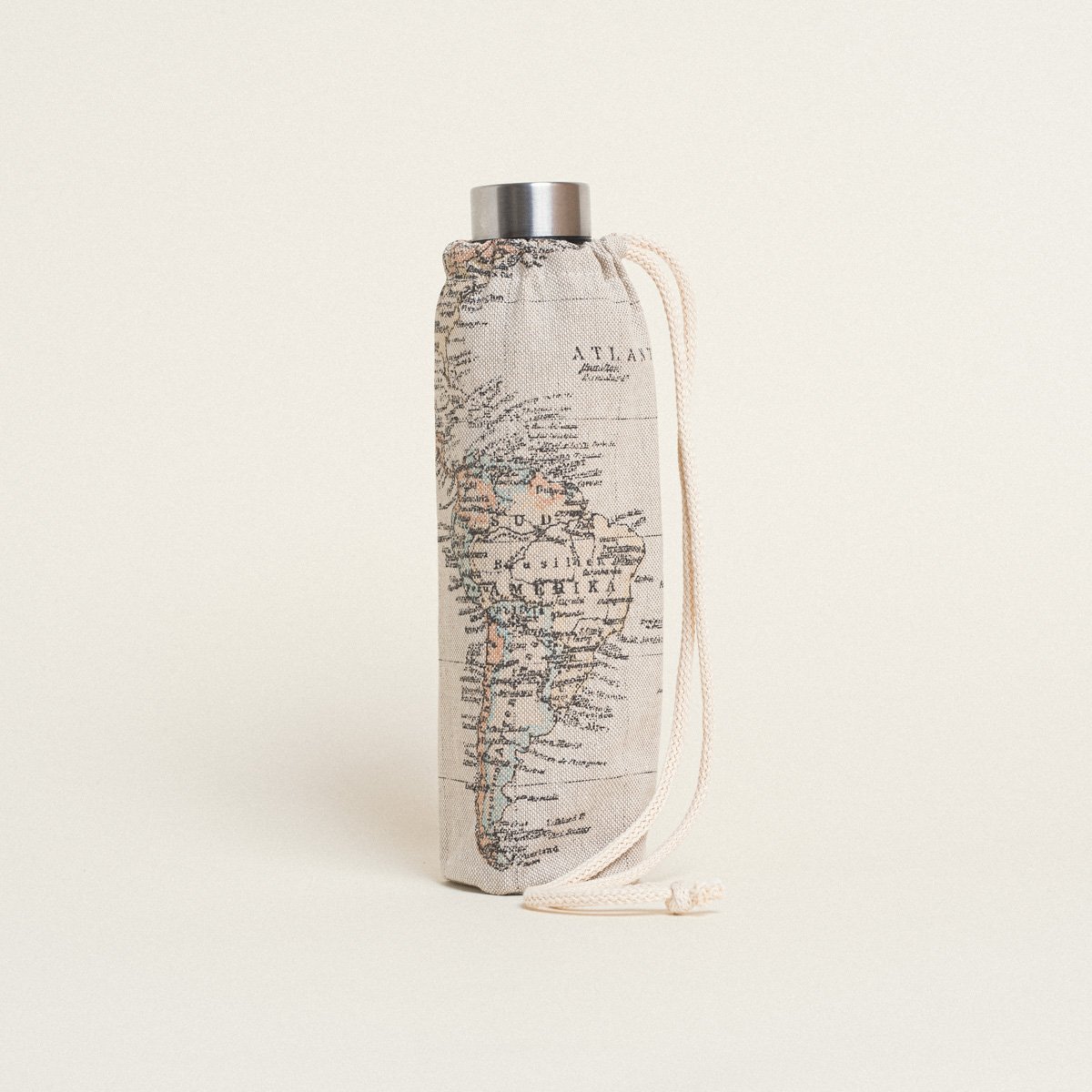 eb7c4d93-1771-4aa2-914e-4b3bd16f53b6 Beauty Home ΘΗΚΗ ΓΙΑ ΜΠΟΥΚΑΛΙ ΜΕ ΚΟΡΔΟΝΙ 22 x 12 cm ΧΑΡΤΗΣ VINTAGE - Image 1