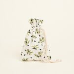 Beauty Home ΠΟΥΓΚΙ ΜΕ ΚΟΡΔΟΝΙ 12 x 17 cm  ΜΙΚΡΕΣ ΕΛΙΕΣ ΛΕΥΚΟ ΦΟΝΤΟ 140 CM