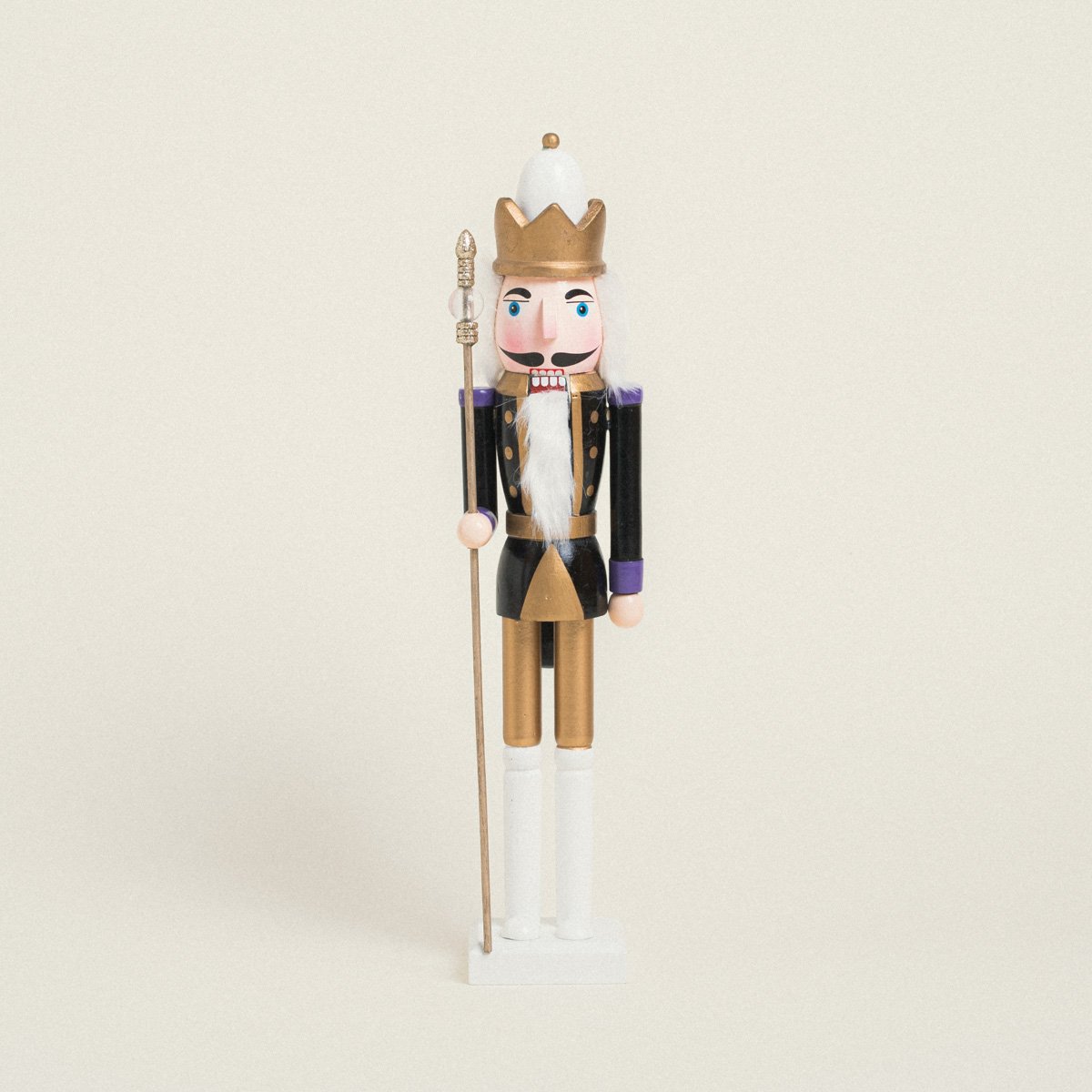 ece3a53a-d254-4662-b435-439b48d7d87e Beauty Home ΚΑΡΥΟΘΡΑΥΣΤΕΣ ΜΑΥΡΟΙ ΜΕ ΞΥΛΙΝΟ ΚΑΠΕΛΟ 25 CM - Image 1