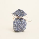 Beauty Home ΠΟΥΓΚΙ ΜΕ ΒΑΣΗ 8 x 12 cm ΜΙΝΙ ΜΠΛΕ ΚΥΜΑΤΑ