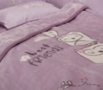 Βρεφική Κουβέρτα Βελουτέ Αγκαλιάς 75×100 Nef Nef Best Friends Lilac - Image 4