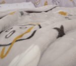 Βρεφική Κουβέρτα Βελουτέ Κούνιας 100×140 Nef Nef My Universe Cloud Grey - Image 3