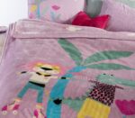 Κουβέρτα Βελουτέ Παιδική Μονή 160x220 Nef Nef Roller Friends Lilac - Image 3