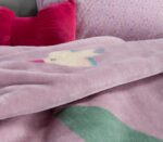 Κουβέρτα Βελουτέ Παιδική Μονή 160x220 Nef Nef Roller Friends Lilac - Image 4