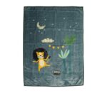 Κουβέρτα Βελουτέ Παιδική Μονή 160x220 Nef Nef Wild Dance Stone Blue - Image 4