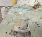 Κουβέρτα Βελουτέ Παιδική Μονή 160x220 Nef Nef WoodLand Pistachio - Image 2
