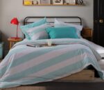 Σετ Παπλωματοθήκη Υπέρδιπλη 230×240 Nef Nef Casual Stripe Petrol - Image 4