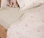 Σετ Σεντόνια Κούνιας 120×170 Nef Nef Country Bunny Ecru-Mint - Image 5