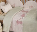 Πάπλωμα Βρεφικό Κούνιας 110x140 Nef Nef Country Bunny Ecru-Mint - Image 3