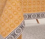 Αλέκιαστο Τραπεζομάντηλο 140×140 Nef Nef Jeneria Mustard - Image 4