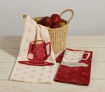 Ποτηρόπανο Βελουτέ 40×60 Nef Nef Cup Of Tea Bordo - Image 3