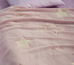 Κουβέρτα Fleece Κούνιας Φωσφοριζέ 110×140 Nef Nef StarLight Pink - Image 5