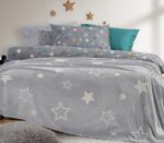 Κουβέρτα Fleece Μονή 160×220 Nef Nef Φωσφοριζέ Starlight Grey - Image 3