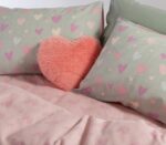 Σετ Σεντόνια Μονά Παιδικά 170×260 Nef Nef Hearts Attack Grey - Image 4