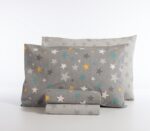 Σετ Σεντόνια Μονά Παιδικά 170×260 Nef Nef Stars Above Grey - Image 5